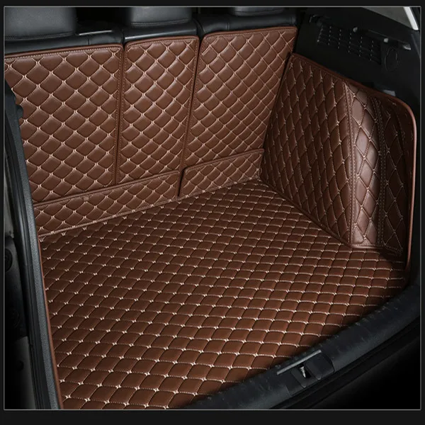 Wholesale hot sale luxury customized 5D 7DPVC leather wear-resistant easy to clean car trunk mats