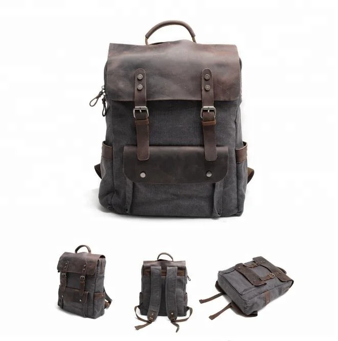 TF8064K blank canvas backpack For Men 3 way Waterproof Laptop Bag rucksack canvas backpack bags