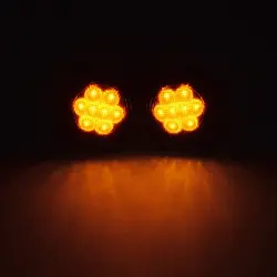 Аксессуары из АБС-пластика для jeep wrangler JK, 12 В, брызговик, поворотный сигнал, светодиодные боковые габаритные огни