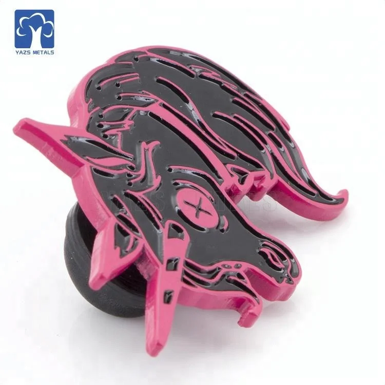 2024 gold silver bronze new design metal hard soft enamel unicorn lapel pin