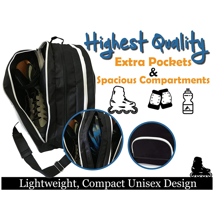 Bonita Figure Skating Bags Hockey Skate Bag Ice Shoes Ski Boot Bag For Kid And Adult