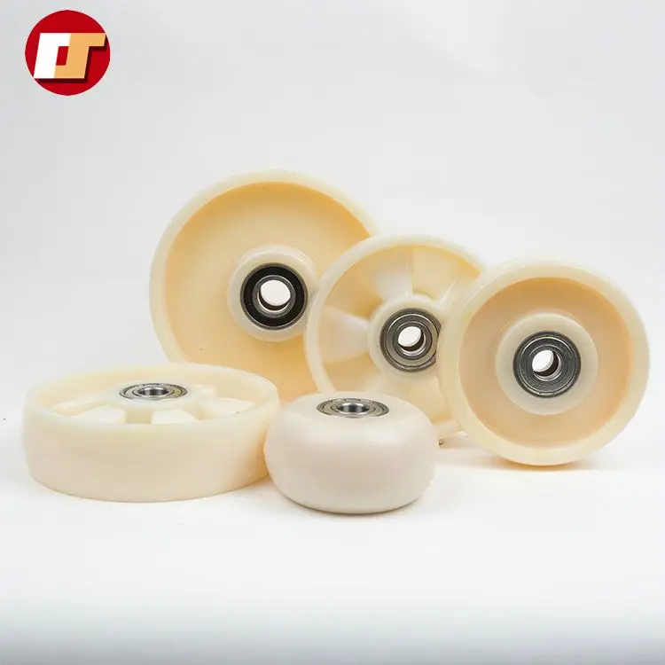 Хорошее склеивание TQC, нейлоновое колесо шкива с подшипником 6000zz