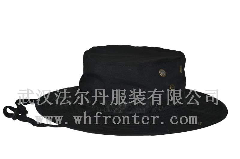 Black Camouflage Military Bonnie Hats/Caps