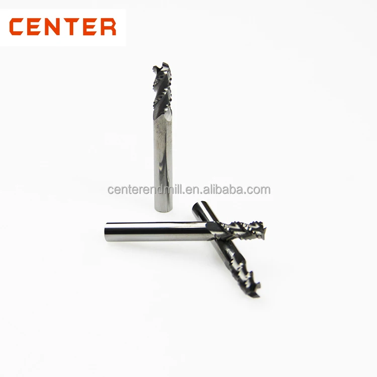 CENTER-3 Blades Rough Wood Milling Cutter/Customized CNC Made Roughing Mill Cutter Tool