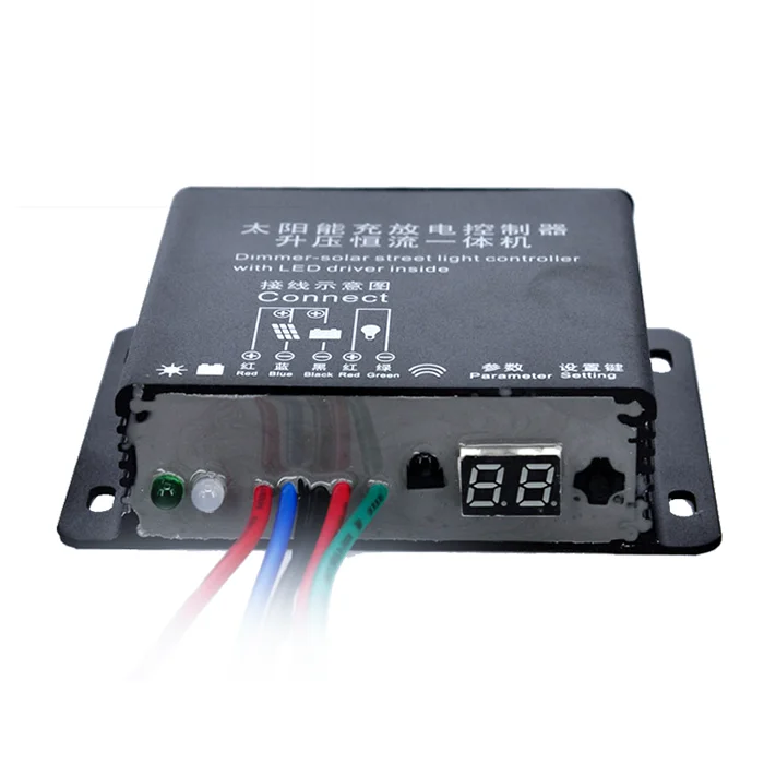 Dimmer Solar Street light Solar Controller PWM Built in LED Driver inside 10A 12V 24V