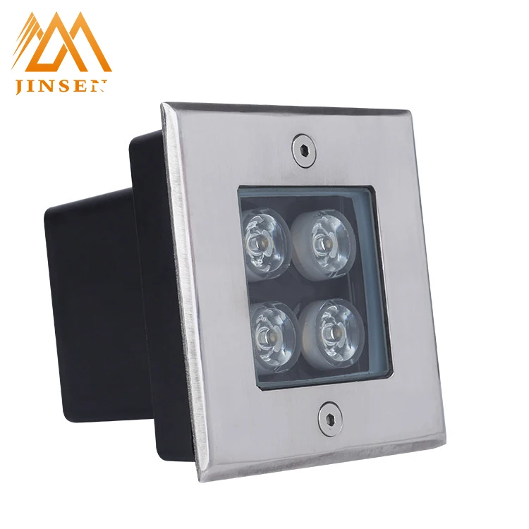 
Good quality stainless steel cover outdoor light square led underground light 4w 