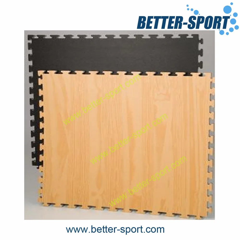 Коврик из вспененного этилвинилацетата в деревянном цвете, коврик для тхэквондо ЭВА с текстурой древесины