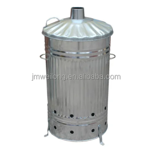 FIRE INCINERATOR 90L Fast Burner Holes All The Way Up for Paper and Garden Rubbish