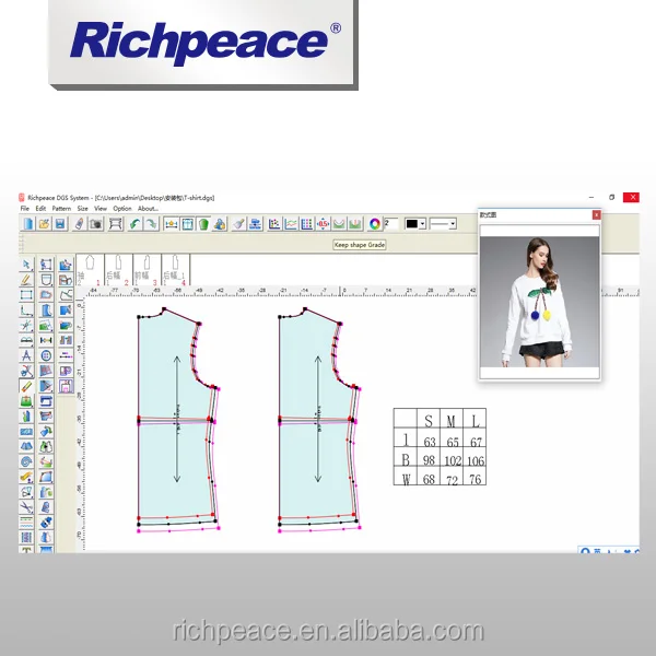 
Richpeace Garment CAD System совместим с дигитайзером плоттер резак плоттер и режущий станок 