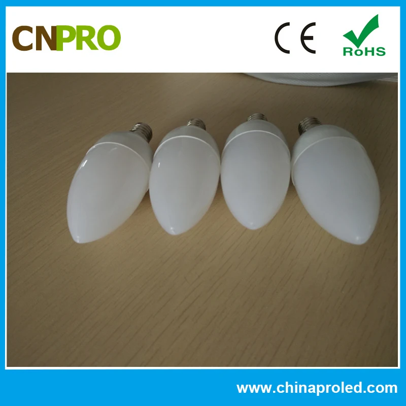 Завод прямых продаж e14/e27 премиум пластиковые светодиодные свечи лампы 3 Вт AC220-240V 2 лет warrantly