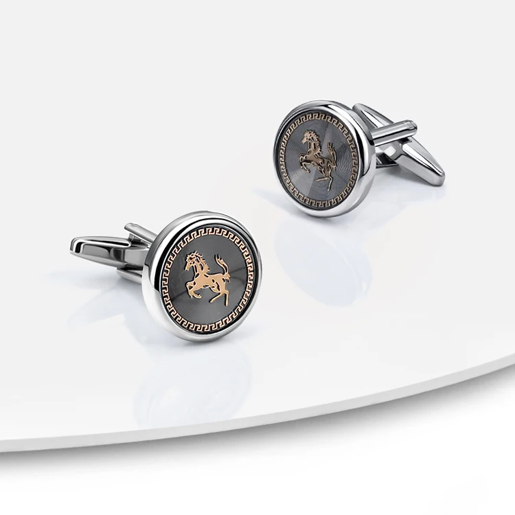 Crystal, Rhinestone Main Stone and Cuff Links or Tie Clips Jewelry Type mens Cufflinks