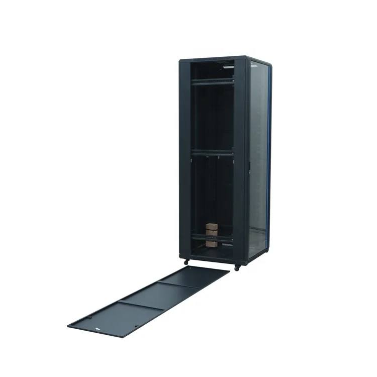 32U 42U 45U 47U floor cabinet metal enclosure for sever equipment with lockable door
