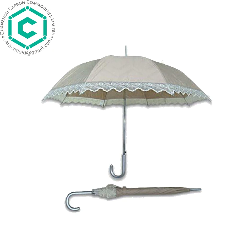 Auto Straight Blue Sky White Cloud Umbrella
