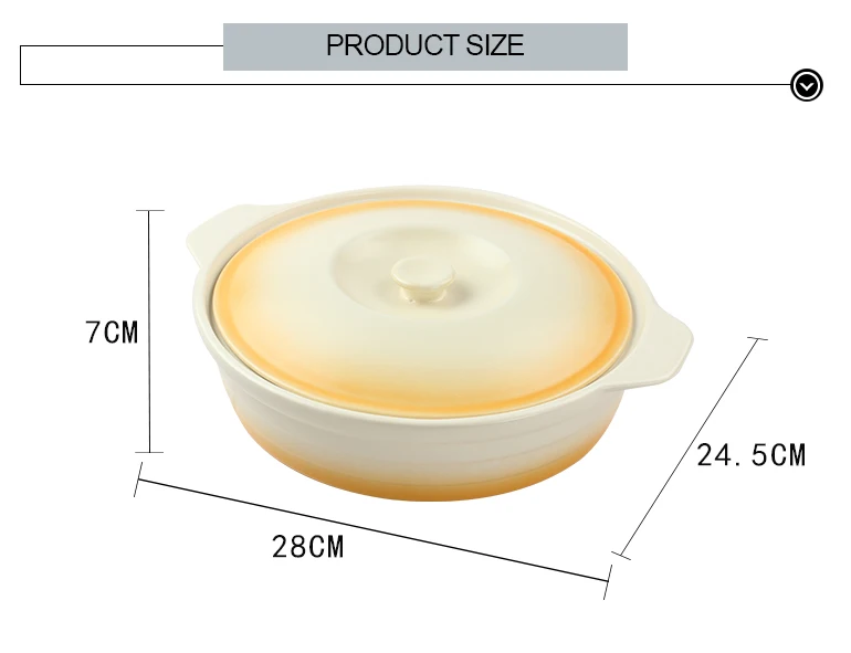 Food & soup casserole pot,  cookware ceramic hot pot for sale
