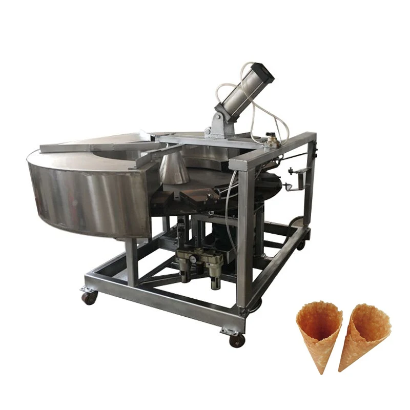 Each Baking 24 Cones Horn Commercial Semi Automatic Ice Cream Cone Machine Ice Cream Cone Making Machine For Sale