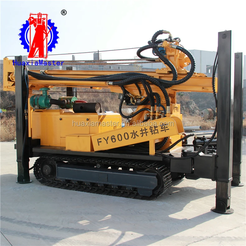 FY-600 Portable Crawler Type Pneumatic Water Well Drilling Rig for Deep Well