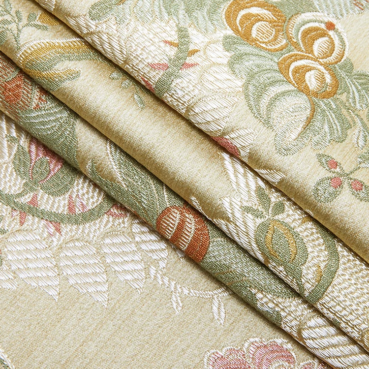 Custom Fancy Double Jersey Sofa Jacquard Fabric Textile Home Fabric For Curtain