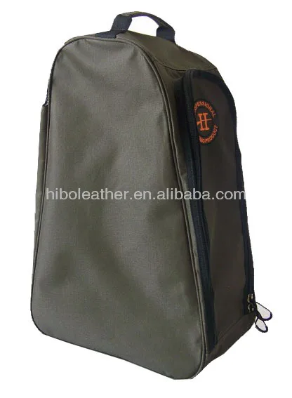 600D Waterproof Travel Sport Shoe Carrying Case Boot Bag Polyester