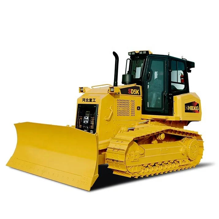 Medium Crawler Bulldozer 13ton Hydraulic Semi Rigid Dozer PAT Blade 3.1cbm Engine 130HP