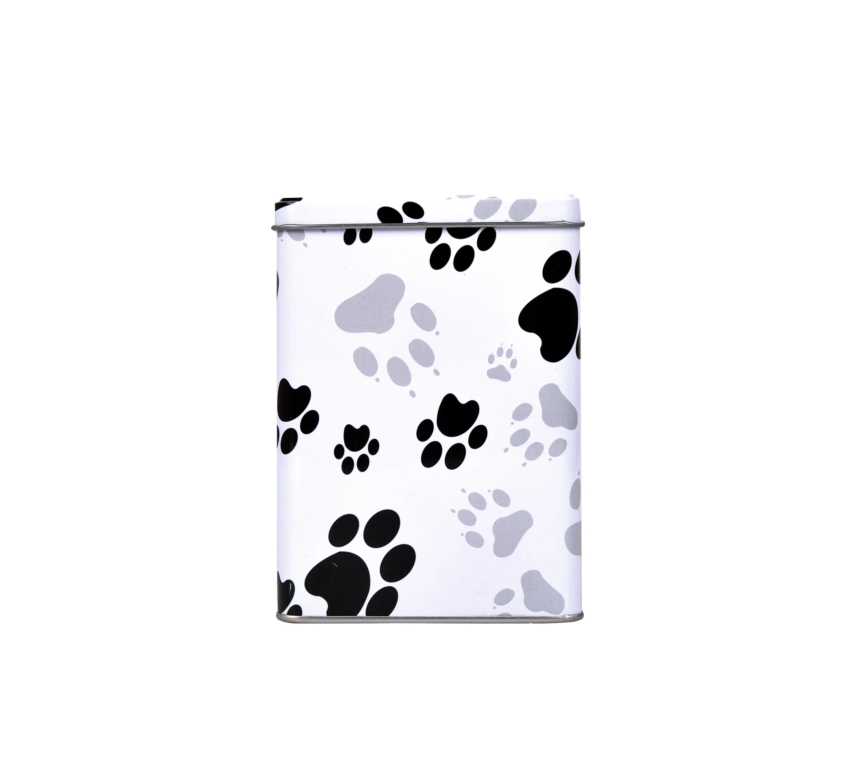 Pet Cremation Cute Paws Print Tin Metal Cast Iron Urns-Four-piece suit