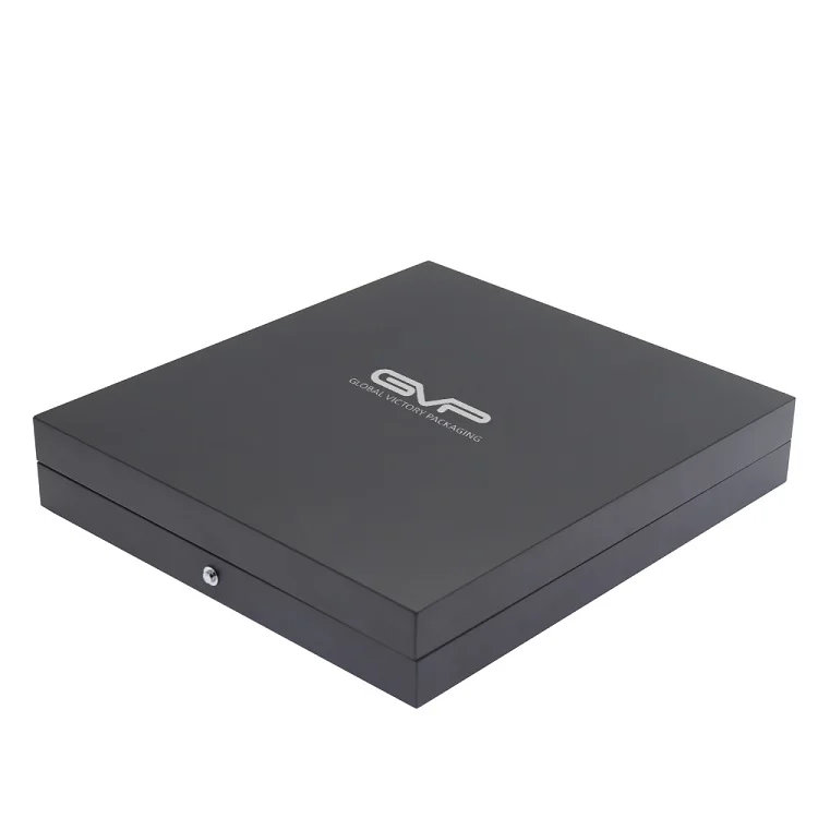 
custom made luxury wooden knife gift packaging box 