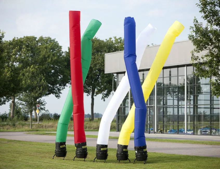 
Best Price Advertising Mini Sky Dancer Dancing Man Blower Inflatable Rainbow Air Dancer Costume 