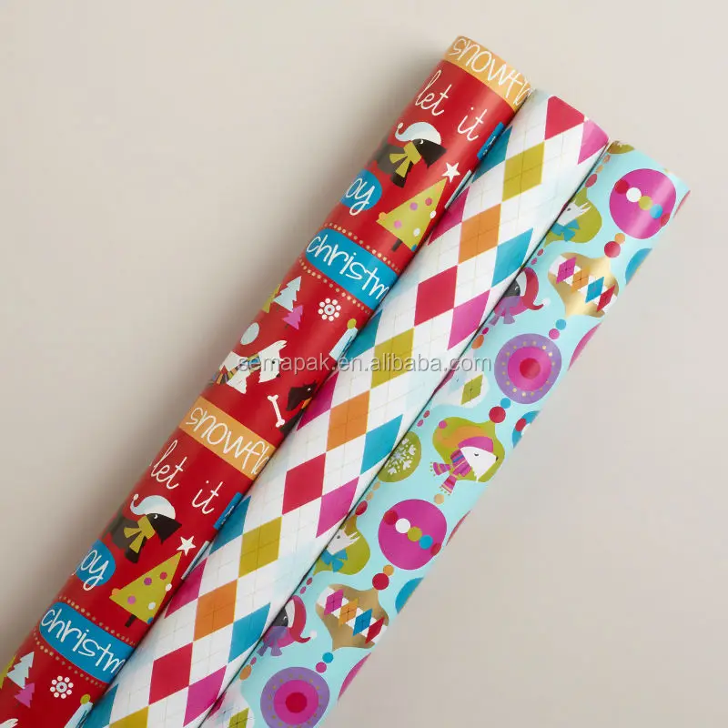 
customized various designs wrapping paper&gift wrapping paper&christmas wrapping paper 