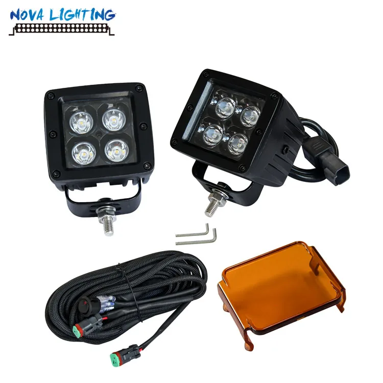 12 Вт 3D объектив пятно светодиодный свет джип кабины лодки внедорожник Грузовик автомобилей вездеходы off road светодиодные раб