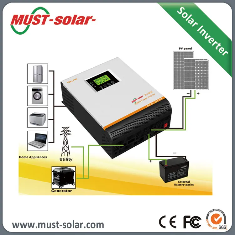 Off Grid Paco 15000 watt AC DC Power Inverter with MPPT Charger