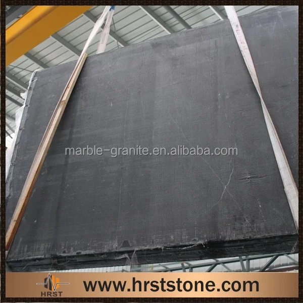 Ленивая однородная гранитная плитка nero marquina