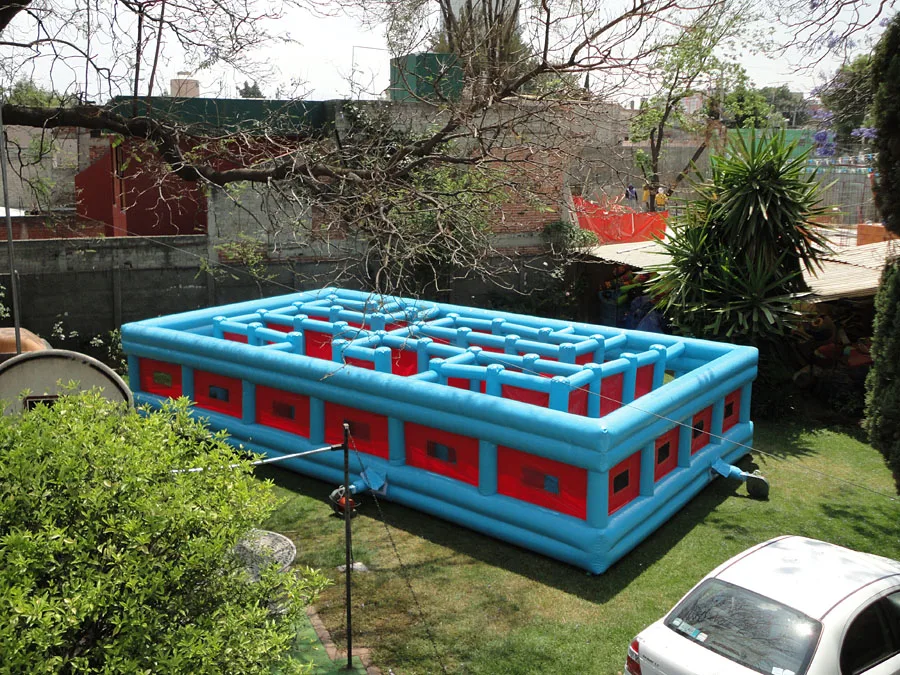 interactive games inflatable maze haunted for kids and adults labyrinth outdoor playground