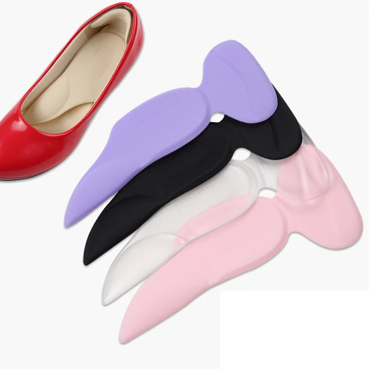 foot care shock proof woman high heel shoes silicon gel heel pads liner absorber inserts insole