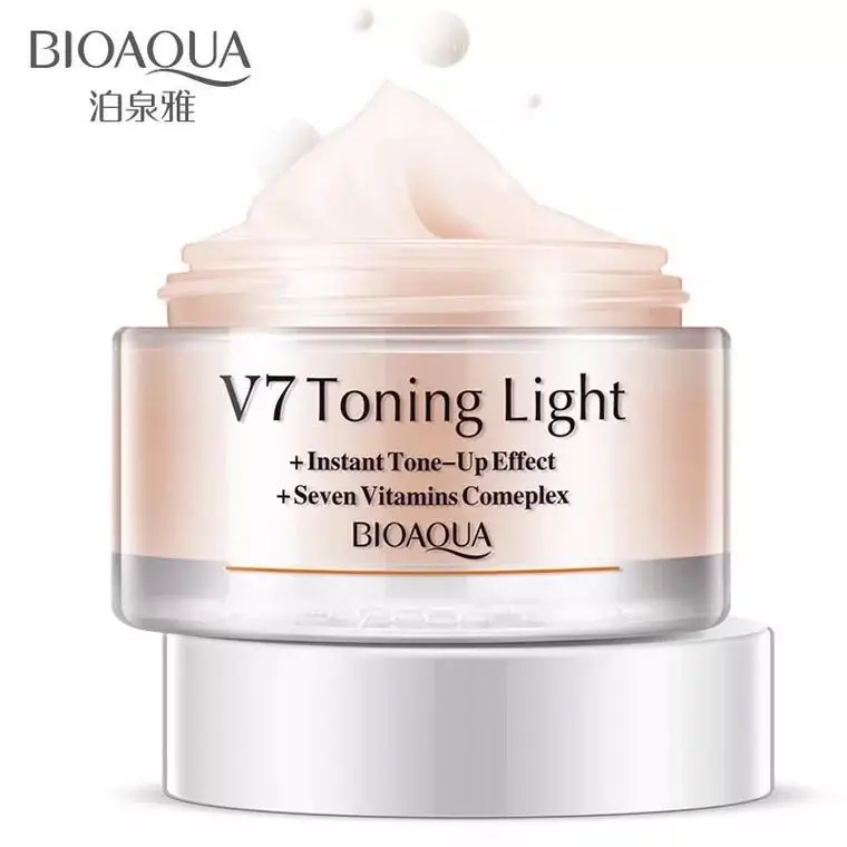 
Cosmetic V7 Toning Light Seven Vitamins Moisturizing Lightening And Whitening Makeup Cream 
