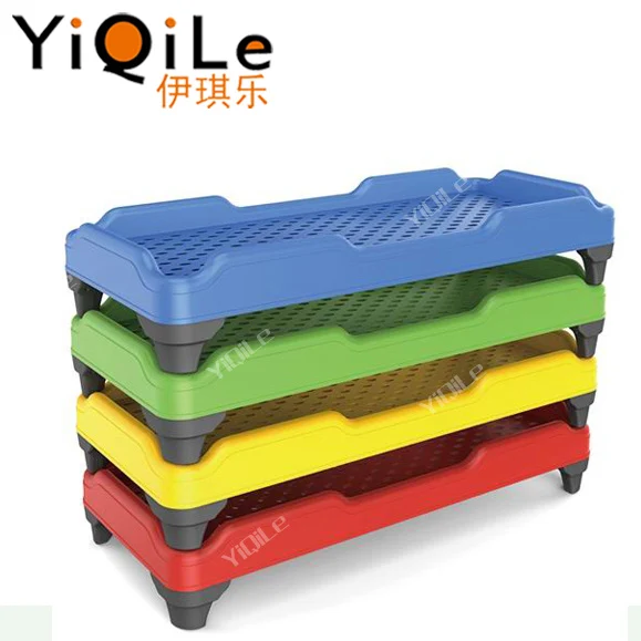 Simple baby bed plastic useful child cot cheap cot bed size