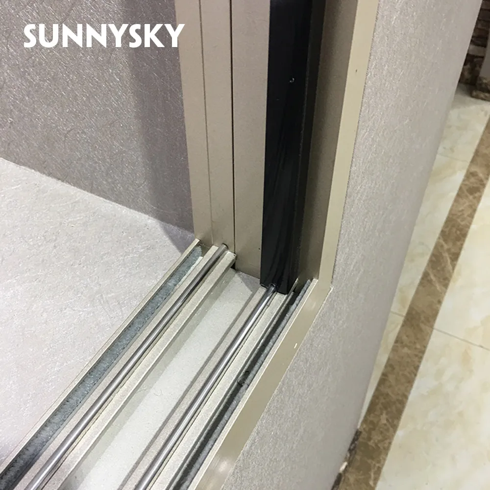 Foshan made popular design Nice aluminium frame sliding glass window