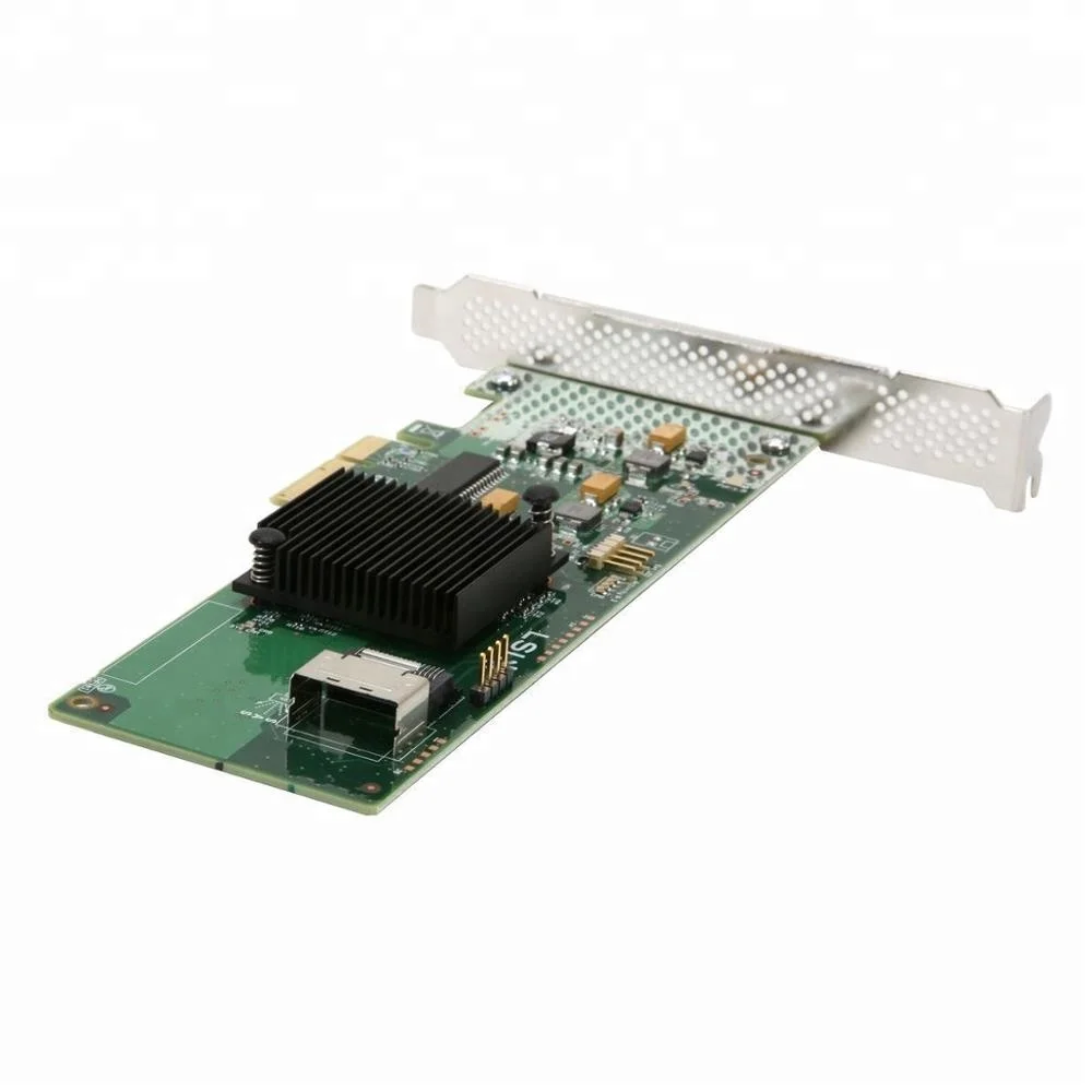 LSI 9211-4i 4-Port 6Gb/s SAS+SATA pci-e x4 Internal Single RAID Host bus adapter  CARD