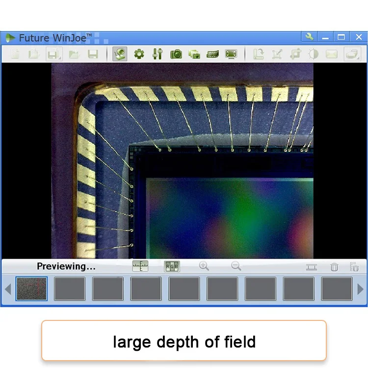 MDA2000R 1600X1200 resolution optics zoom, digital zoom USB portable digital microscope with reticle software for measurement
