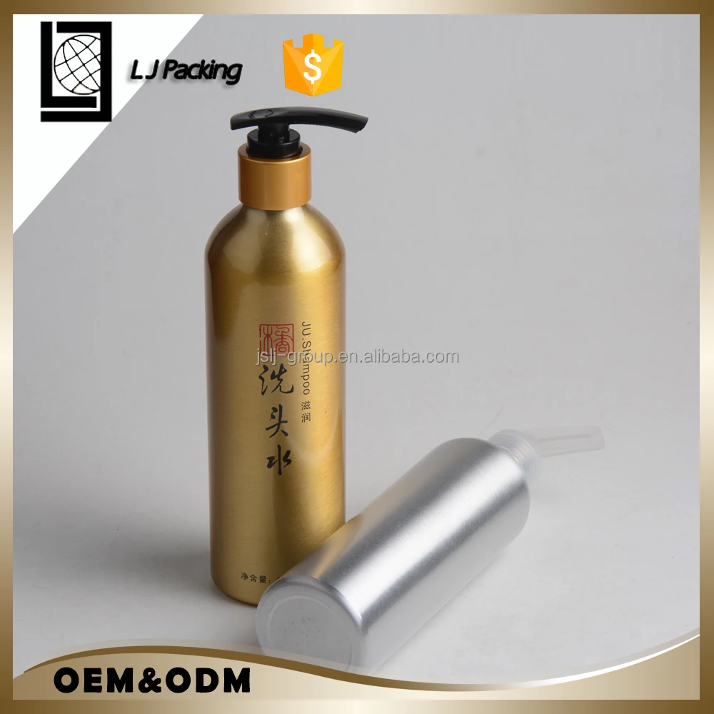 
Eco friendly design 500ml 250ml aluminium spray shampoo bottle 