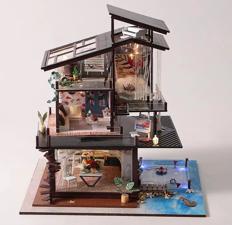 Romantic Europe Children pretend furniture diy mold dollhouse TYD2285