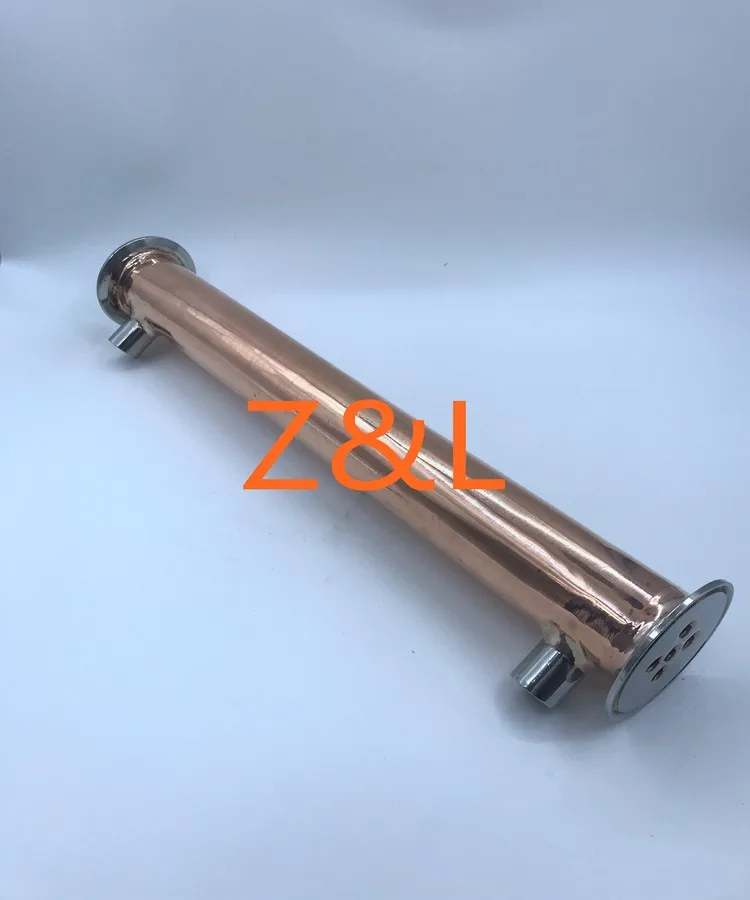2 inch Copper  Condenser(450mm L) for moonshine  still reflux column