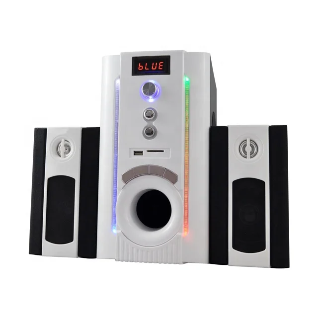 Subwoofer 2.1 sound system, subwoofer speaker, home theater speaker system with BT, USB, SD, FM, Remote