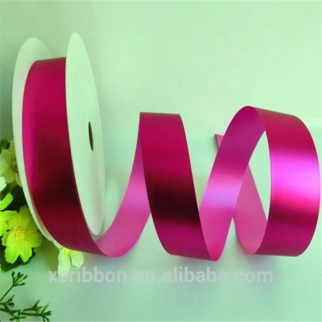 bsci factory gold metallic pp ribbon