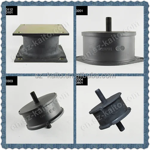 Rubber shock absorber rubber buffer mount for HAMM HD13, HD75 road roller pile driver P/N324353