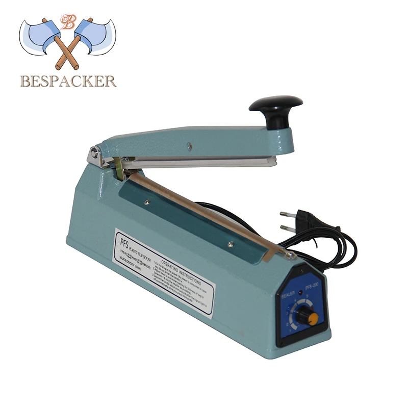 Bespacker PFS-300A aluminum body mini manual hand held impulse heat bag sealer machine