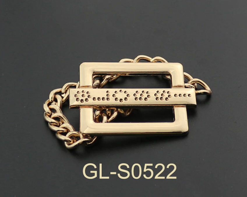 new WenZhou manufacturer custom no pin shoes buckle