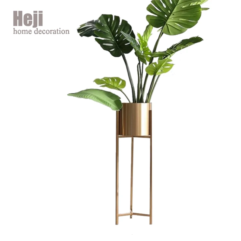 Cheap Tall Luxury Indian Cylinder Cast Iron Flower Vase For Floor Deco