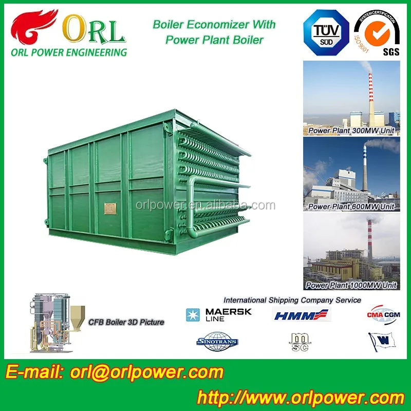 100 тонн SA210A1 котла запасные части котла экономайзера для газовой промышленности