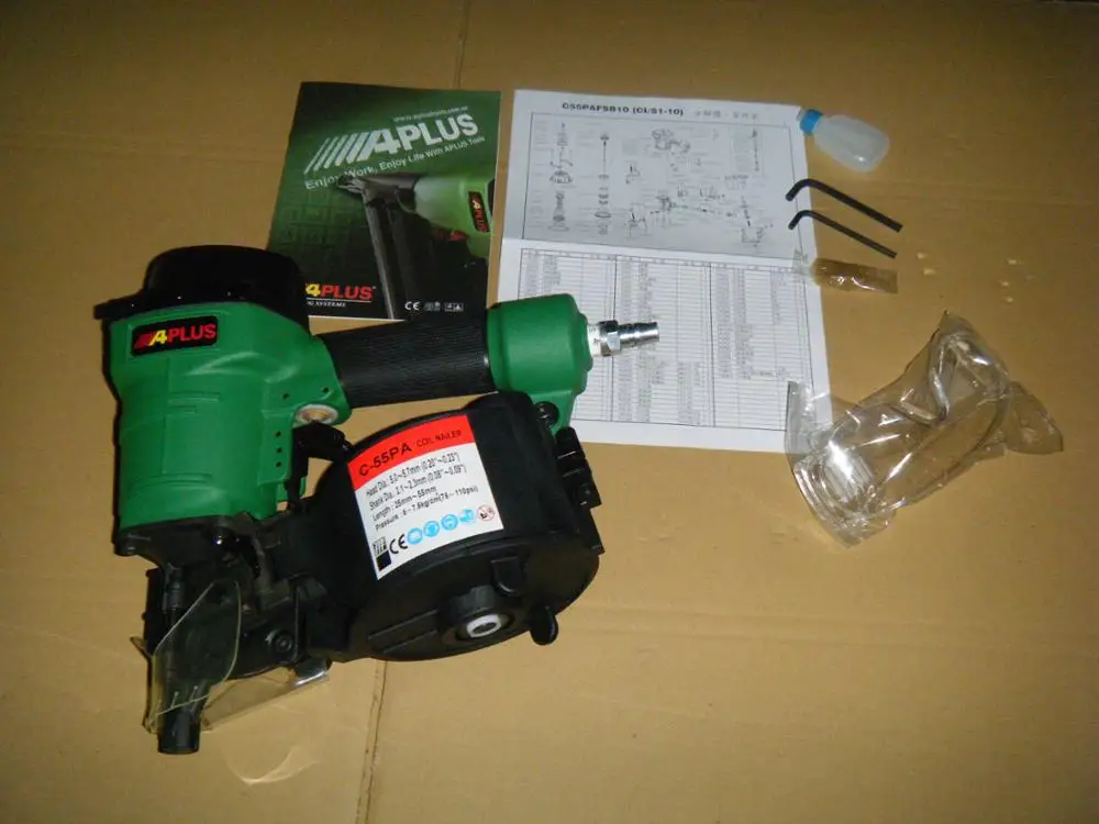 APLUS C-55PA MAX CN55 Air Coil Nailer 2.1-2.3mm SHANKS FOR PALLET APPLICATION