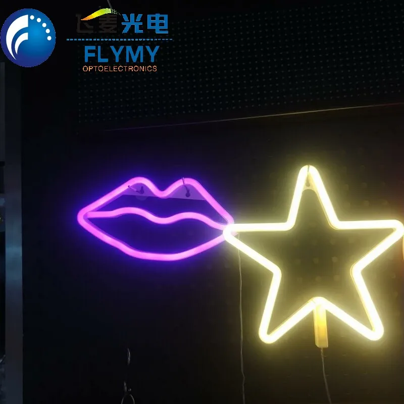 Lip Neon Signs LED Decor Light Wall Decor for Christmas Decoration Birthday