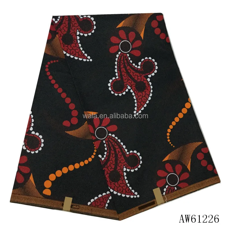 
AW61226 (20) guangzhou supplier wholesale african printed wax for fashion design garment 